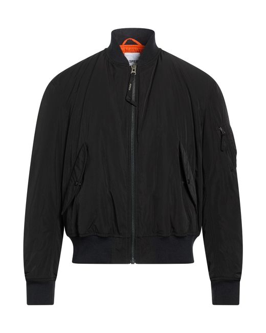 Aspesi Black Jacket for men