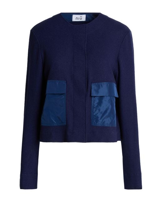 Niu Blue Jacket Wool, Polyamide