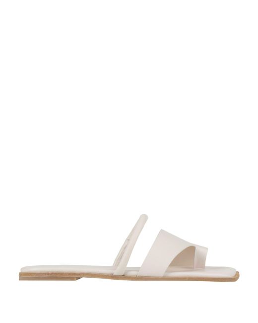 Vic Matié White Thong Sandal