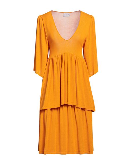Scaglione Orange Midi Dress