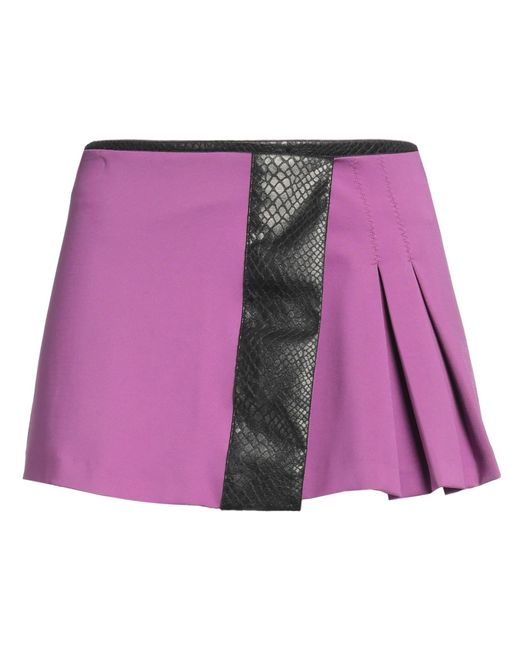 Pinko Purple Mini Skirt
