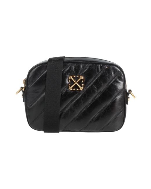 Off-White c/o Virgil Abloh Black Cross-Body Bag Leather