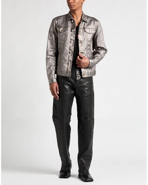 Capospalla Jeans di DSquared² in Gray da Uomo