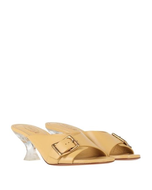 Tod's Metallic Sandals