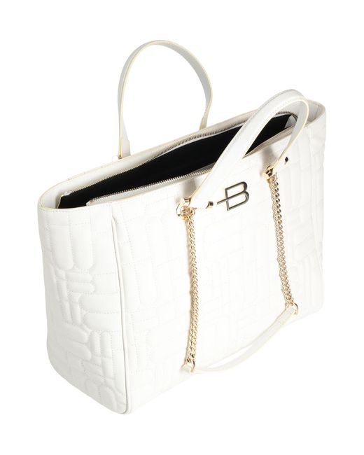 Bolso De Mano Baldinini de color White