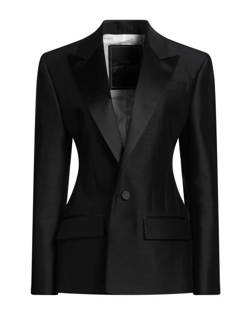 DSquared² Black Blazer Virgin Wool, Silk