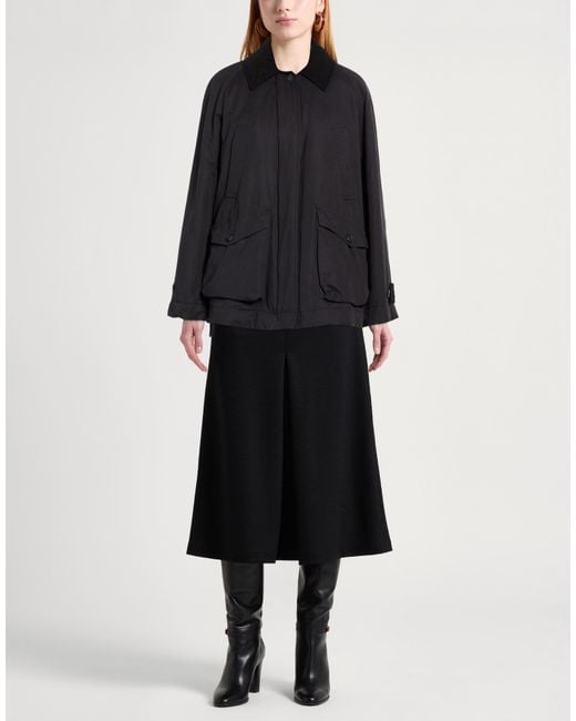 Paltò Black Jacket Cotton, Polyester, Polyamide