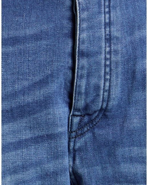 Moorer Blue Jeans Cotton, Elastomultiester, Elastane for men