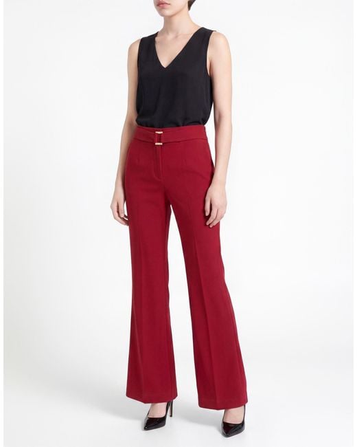Patrizia Pepe Red Trouser