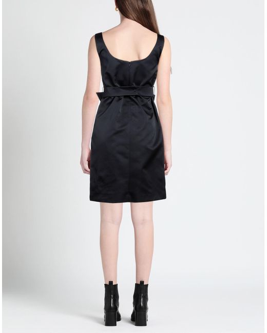 P.A.R.O.S.H. Black Mini-Kleid