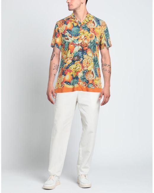 Orlebar Brown Orange Shirt for men