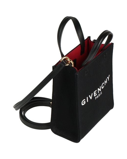 Givenchy Black Handbag Cotton, Linen, Polyurethane