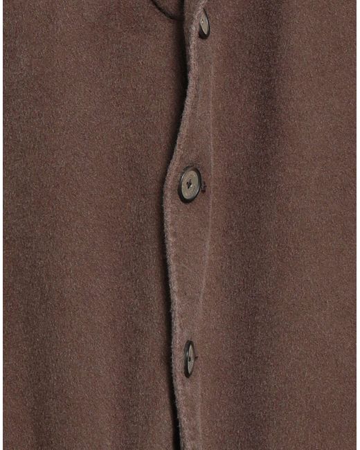 Santaniello Brown Blazer Wool for men