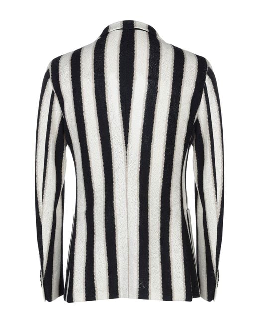 Tagliatore Black Blazer Cotton for men
