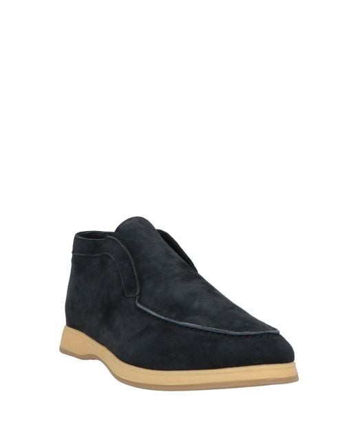 Andrea Ventura Firenze Blue Ankle Boots for men