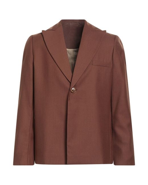 Séfr Brown Blazer for men