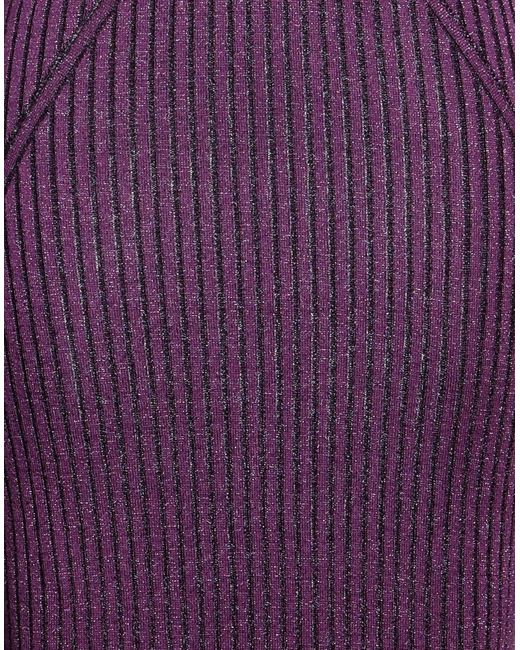 BCBGMAXAZRIA Purple Midi-Kleid