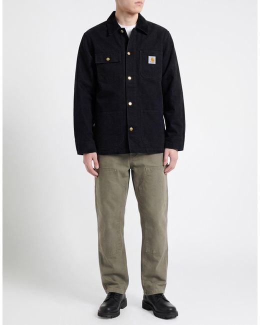 Carhartt Black Denim Outerwear Cotton for men