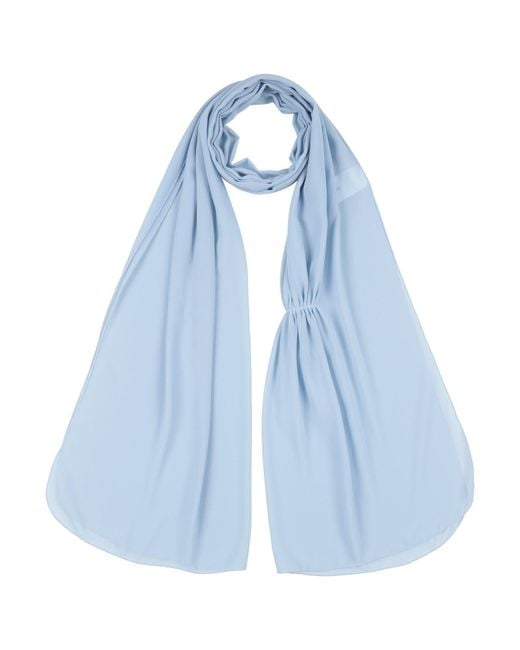 Marella Blue Scarf Polyester