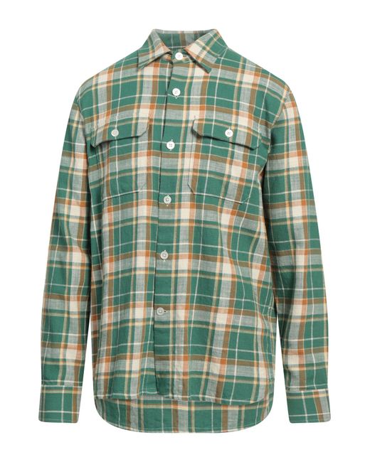 Brooksfield Green Shirt for men