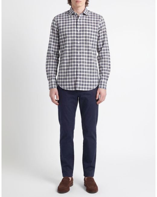 Eleventy Blue Shirt Cotton for men