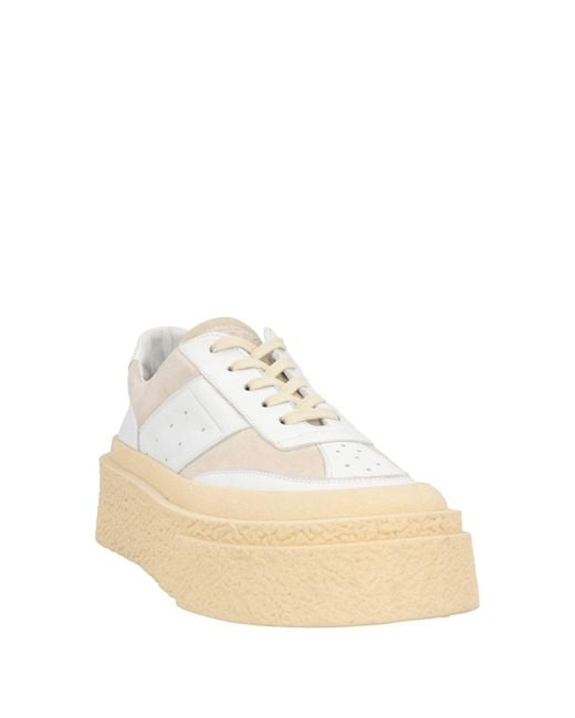 MM6 by Maison Margiela Natural Sneakers Leather for men