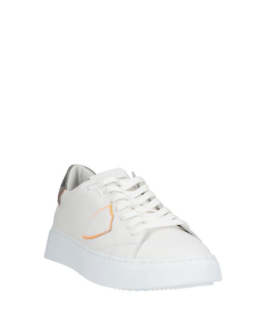 Philippe Model White Trainers for men