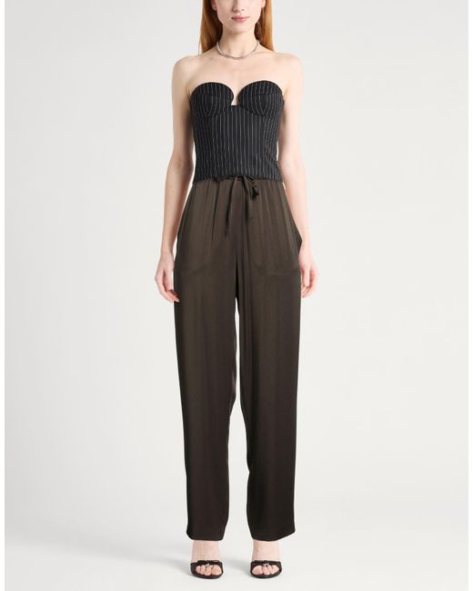 Isabel Marant Gray Military Pants Viscose, Acetate