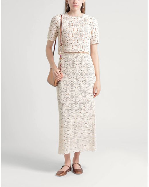 MAX&Co. Natural Maxi Skirt