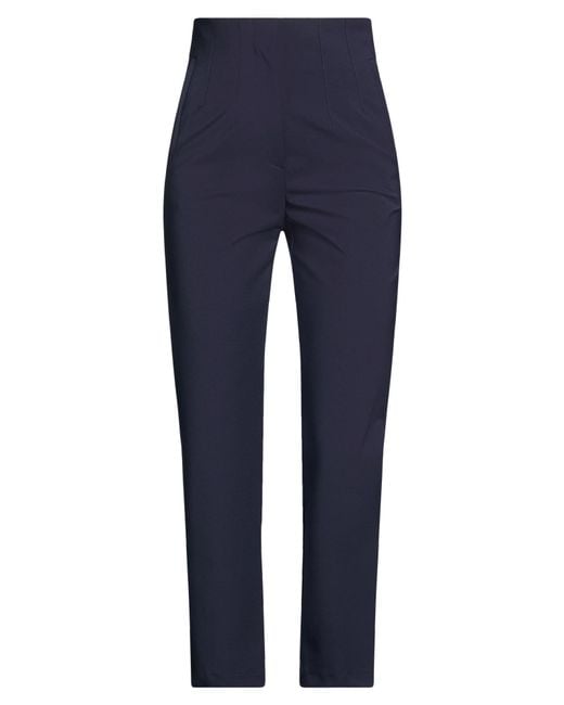 Soallure Blue Pants Polyester, Elastane