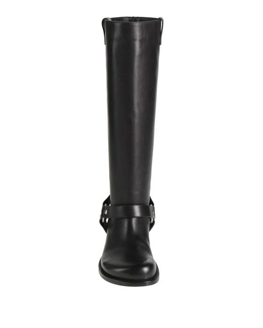 Loewe Black Boot Leather