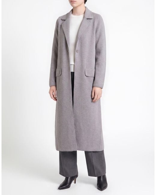 Siyu Gray Coat Merino Wool