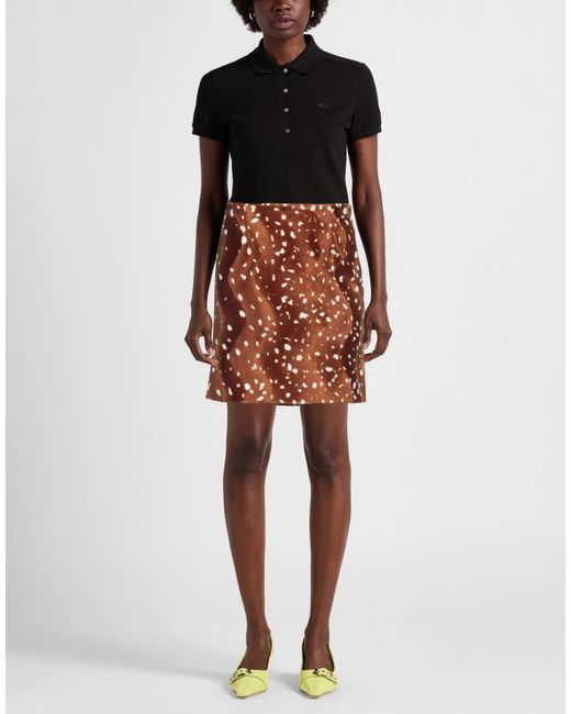Vivetta Brown Mini Skirt Polyester
