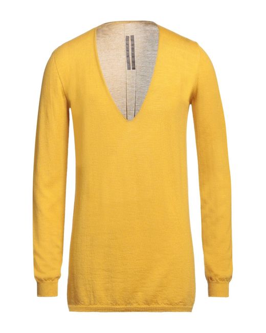 Pullover Rick Owens pour homme en coloris Yellow