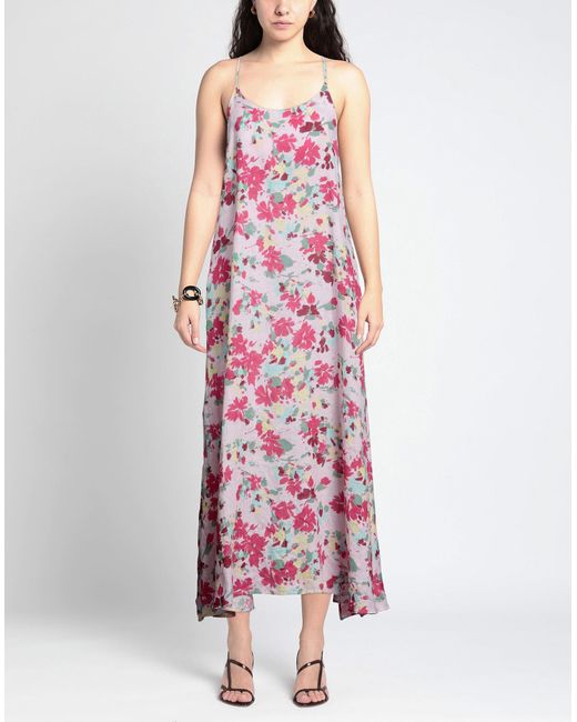 Xacus Pink Midi-Kleid