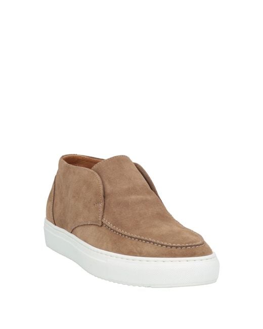 Doucal's Brown Eric Uomo Ankle Boots Leather for men