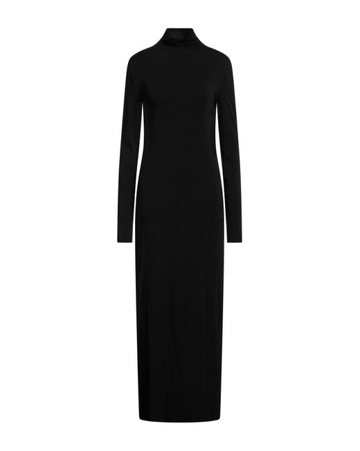 Thom Krom Black Maxi Dress Cotton, Modal, Elastane