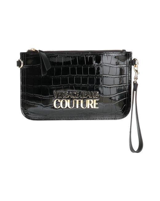 Versace Black Handbag Leather