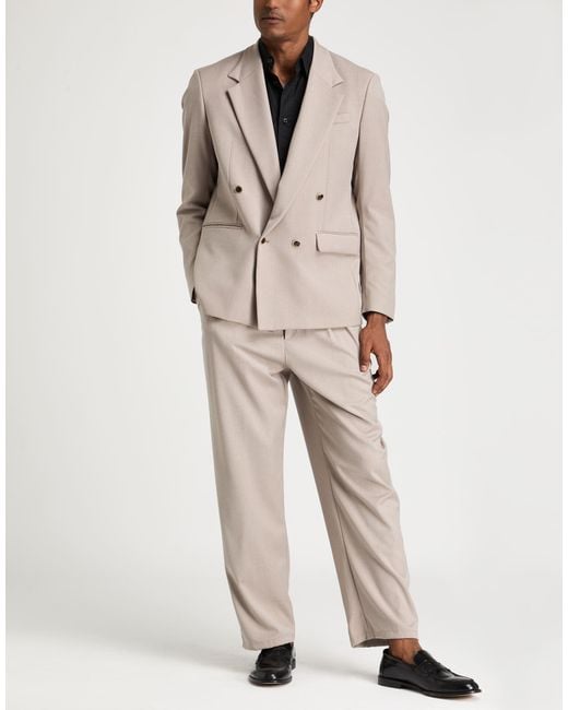 MARSĒM Natural Suit Polyester, Viscose, Elastane for men