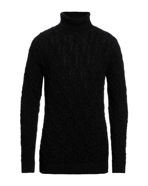 Paolo Pecora Black Turtleneck for men