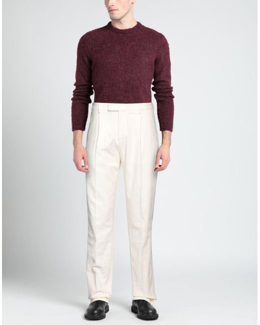 Pantalon Lardini pour homme en coloris White