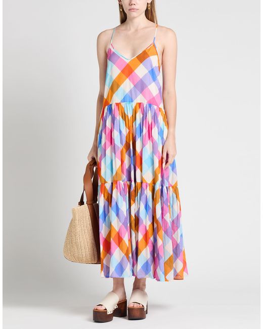 Suoli White Maxi Dress Cotton