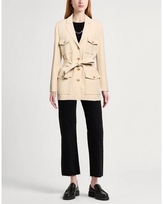 Ottod'Ame Natural Blazer Polyester, Viscose, Elastane