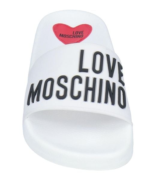 Sandalias Love Moschino de color White