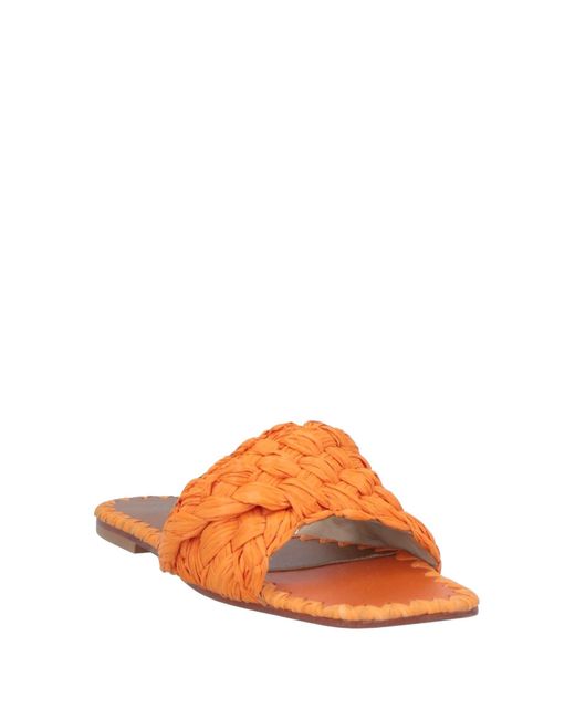 De Siena Orange Sandals
