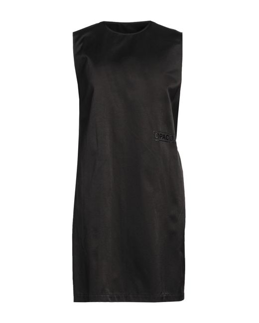 MM6 by Maison Martin Margiela Black Mini Dress Cotton, Polyamide
