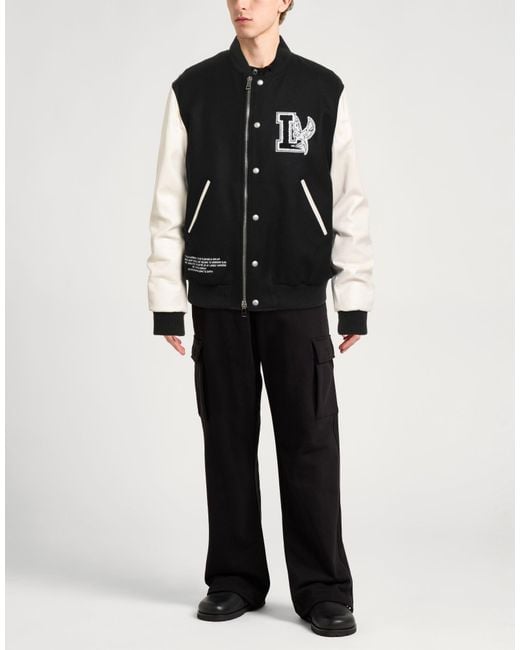 Low Brand Black Jacket Wool, Polyamide, Cashmere for men