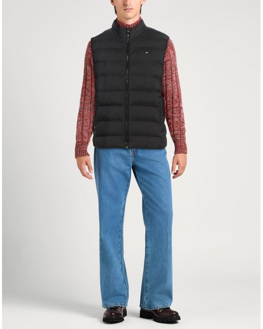 Tommy Hilfiger Black Vest Polyamide for men