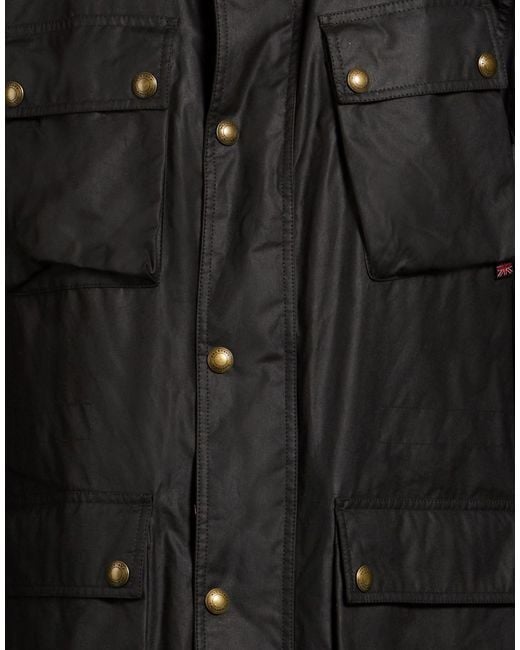 Belstaff Black Jacket Cotton for men