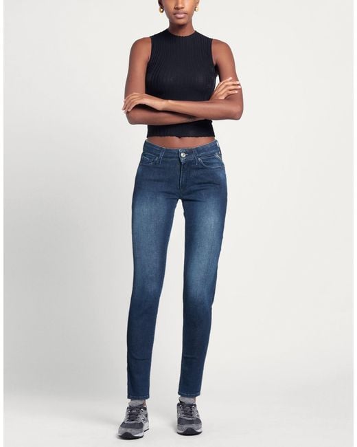 Replay Blue Jeans Cotton, Polyester, Elastane